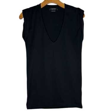 NEW ISABEL MARANT NWOT Cotton Tee in Black V Neck… - image 1