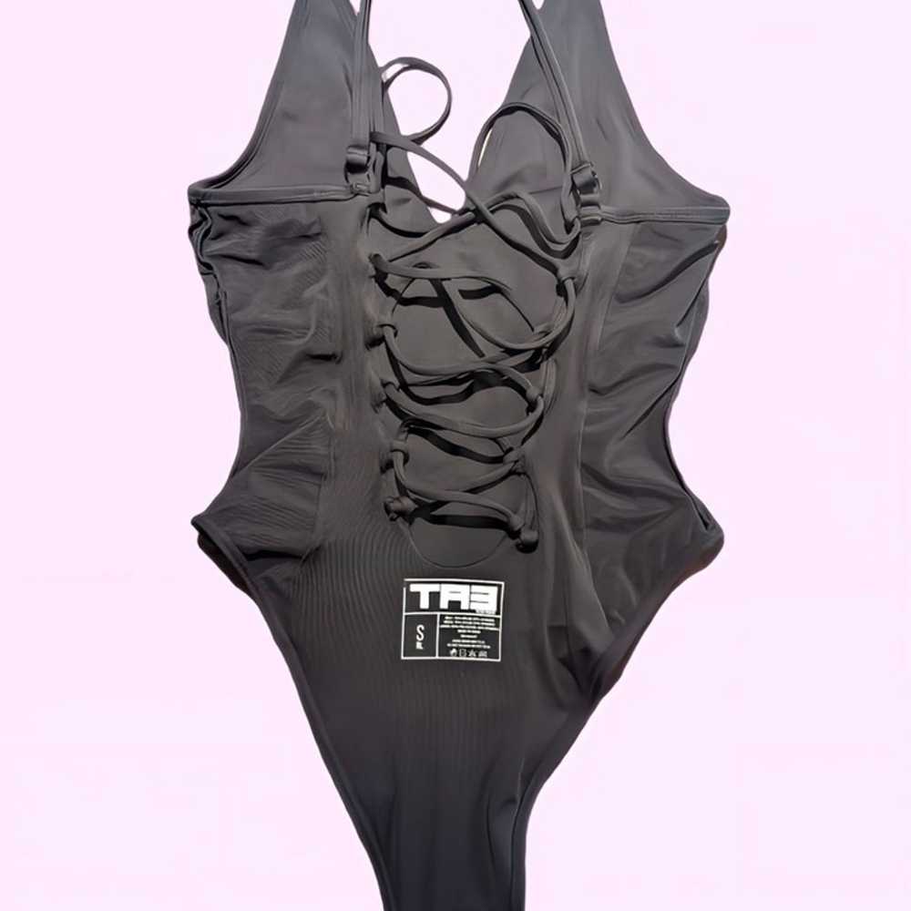 TA3 hi cut plungey one piece swimsuit - image 4