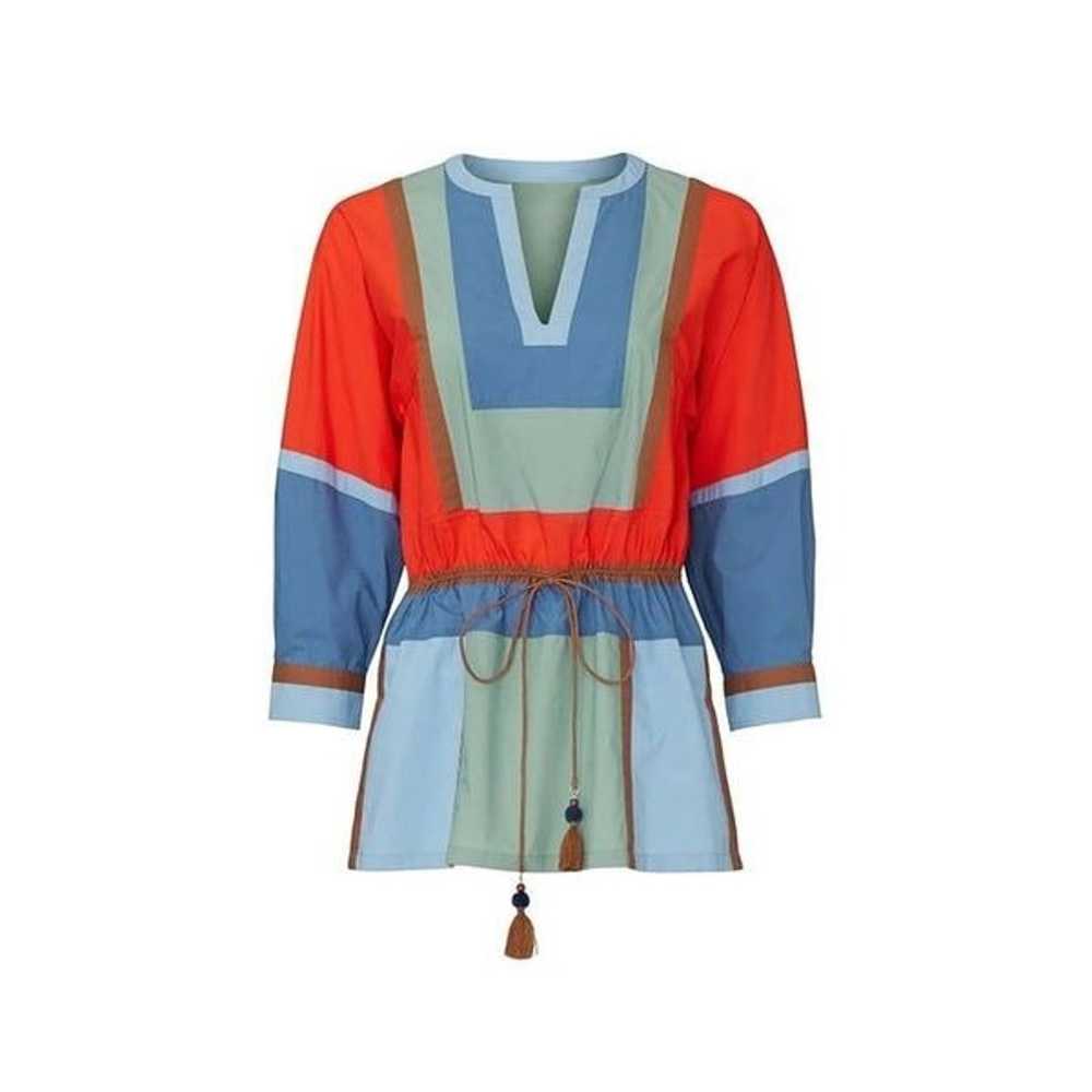 Tory Burch Colorblock Poplin Tunic in Multicolor … - image 10