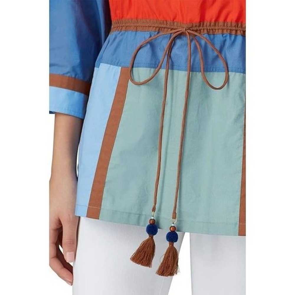 Tory Burch Colorblock Poplin Tunic in Multicolor … - image 3