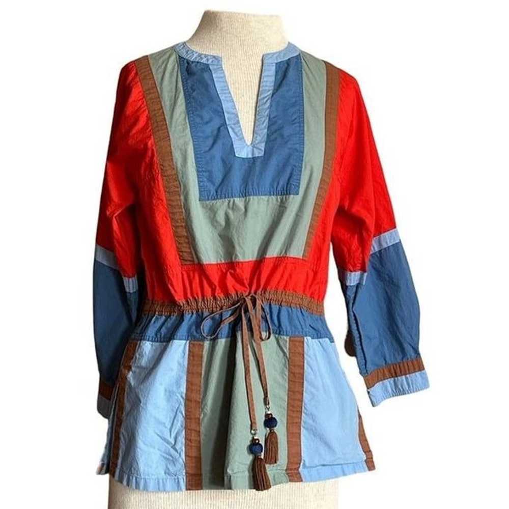 Tory Burch Colorblock Poplin Tunic in Multicolor … - image 5