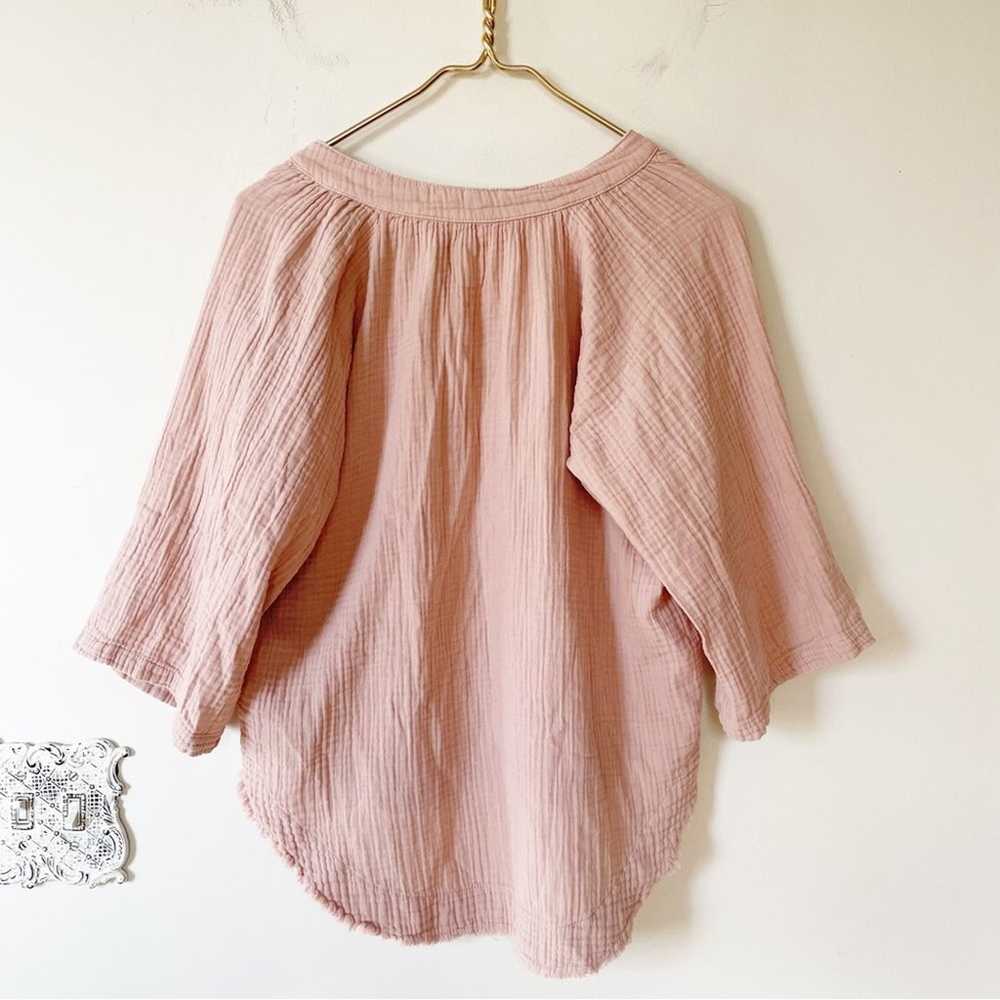 9seed Dusty Rose Marrakesh Dashiki Coverup Gauzy … - image 7