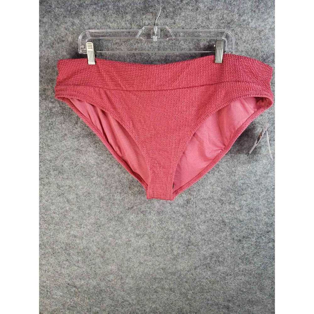 Vintage Time and Tru Crinkle Mid Rise Bikini Bott… - image 1