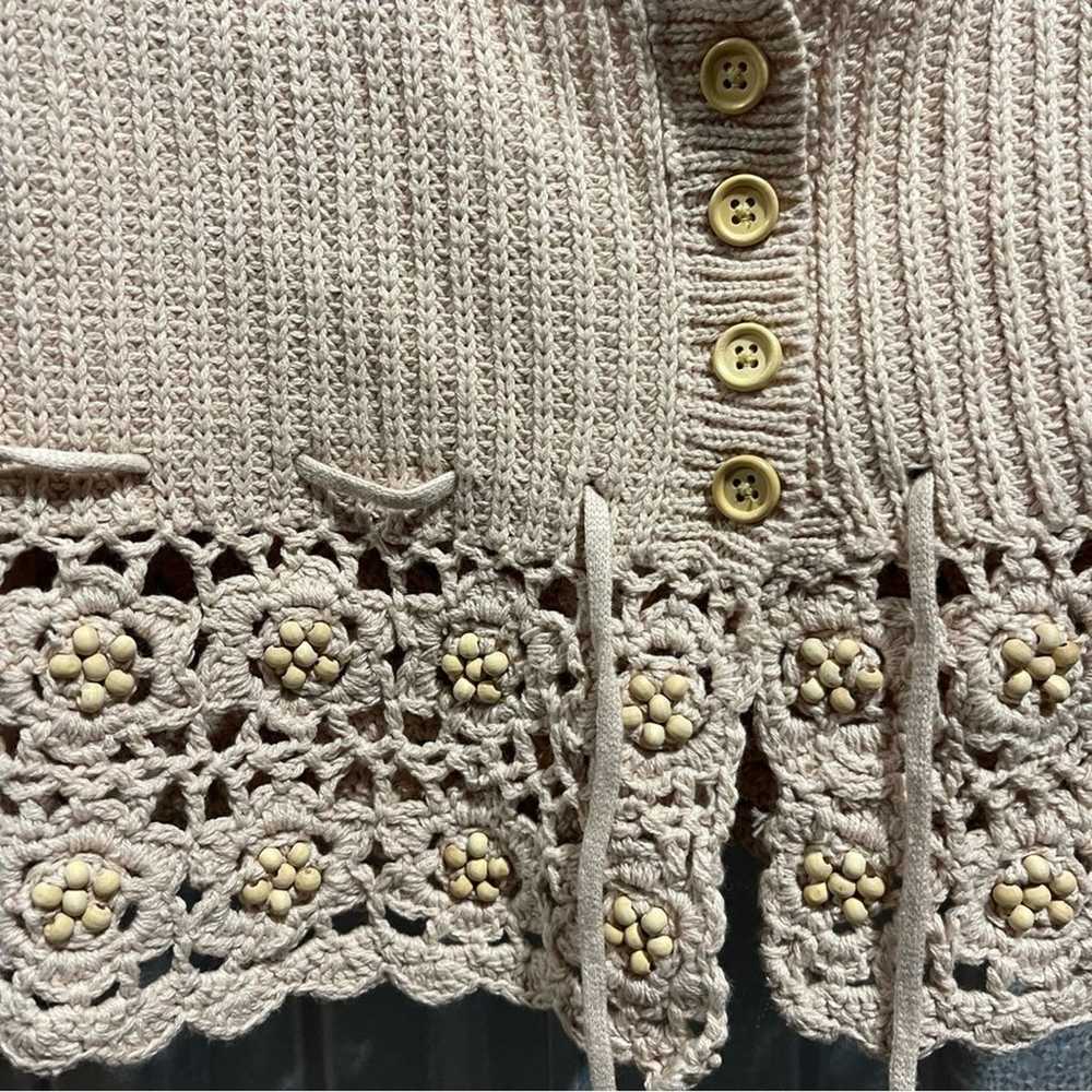 Tularosa | Starla Crochet Cardigan Top Size: Small - image 3