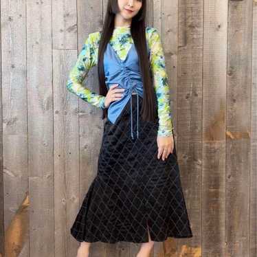 Nanushka Tops in Slate Blue worn by Kashi Yuka.