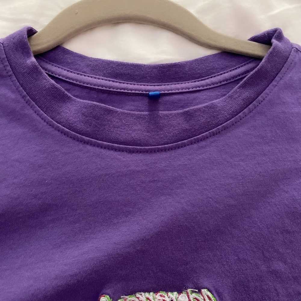 Ader purple T shirt SZ A2 OVERSIZE - image 5