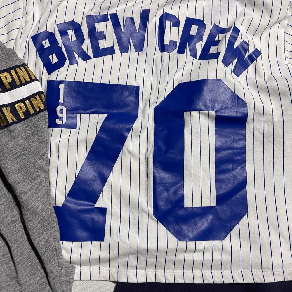 Victorias Secret PINK Milwaukee Brewers Super Bli… - image 5