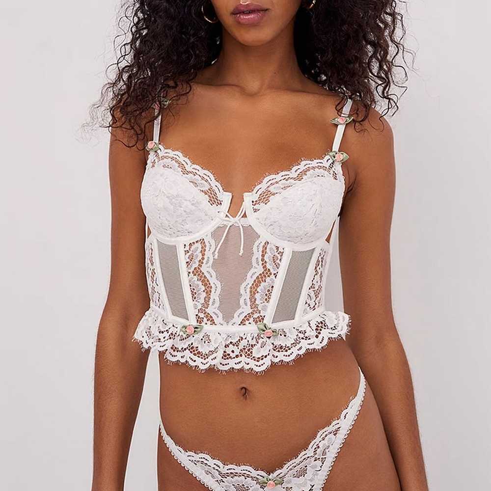 FOR LOVE & LEMONS Chantilly Corset Top - image 1