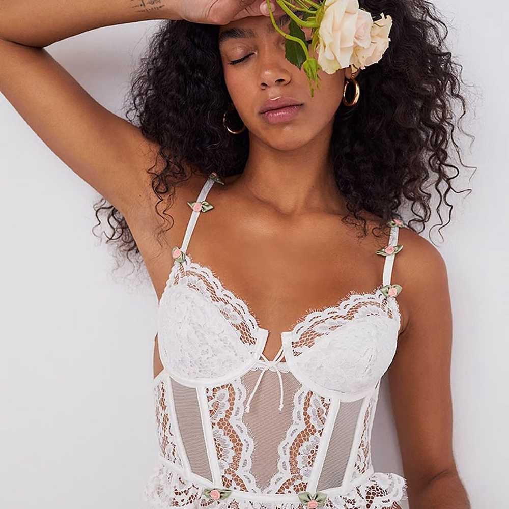 FOR LOVE & LEMONS Chantilly Corset Top - image 3