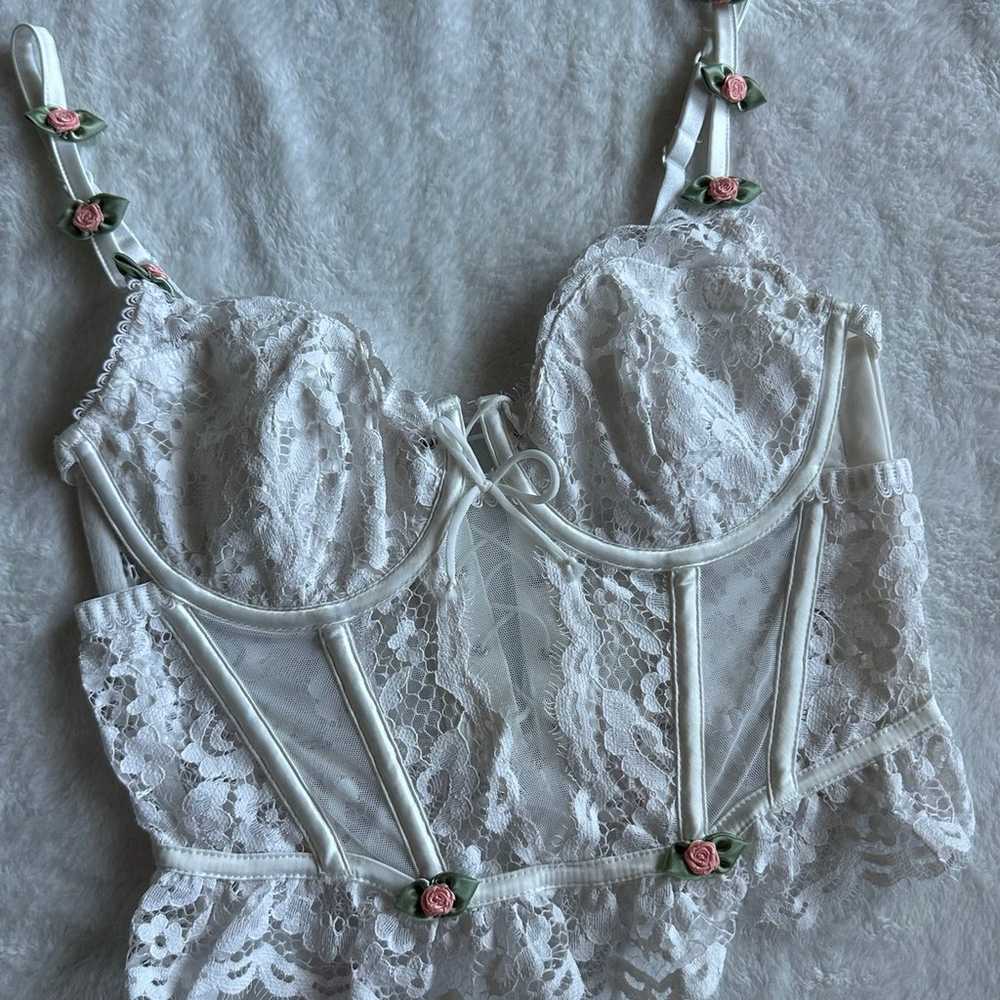 FOR LOVE & LEMONS Chantilly Corset Top - image 5