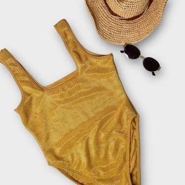 Montce Swim Allie Gold One Piece