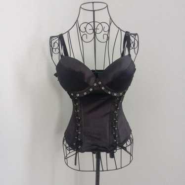 Y2K Morbid Threads Lace-Up Gothic Corset - image 1