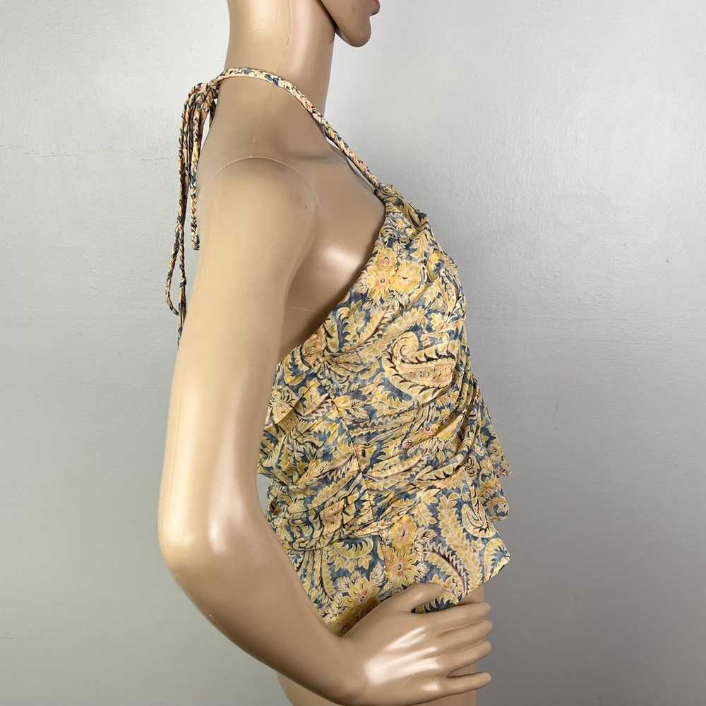 $398 NEW VERONICA BEARD SILK PAISLEY PRINT HALTER… - image 6