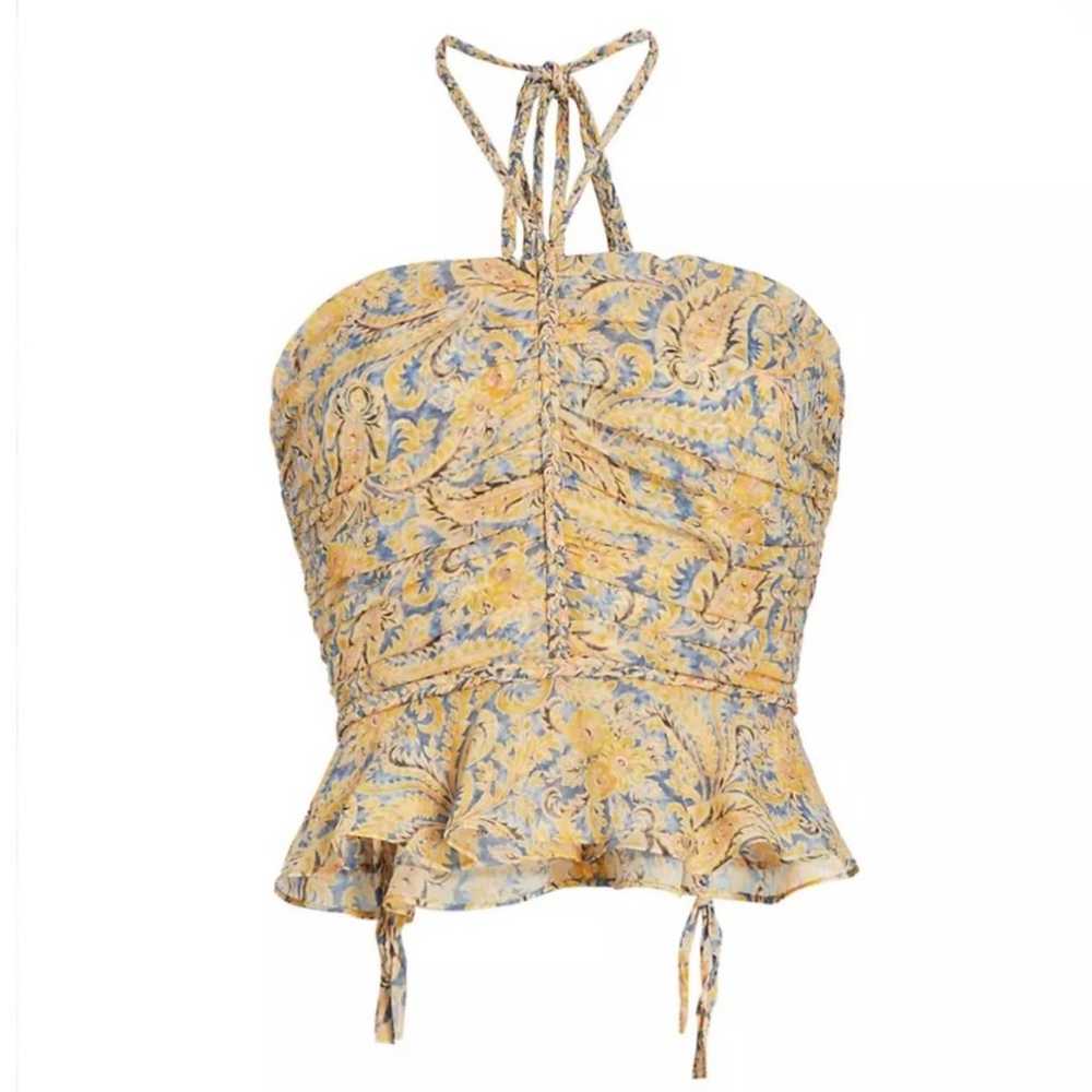 $398 NEW VERONICA BEARD SILK PAISLEY PRINT HALTER… - image 9