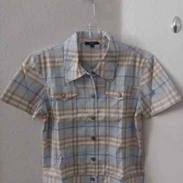 Rare! Burberry London Blue Label Big Logo Spellout Vi… - Gem