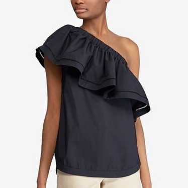 Lauren Ralph Lauren Ruffled One-Shoulder Top