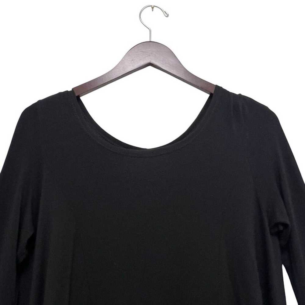 Alembika Top Tunic Black Animal Print Lagenlook A… - image 5