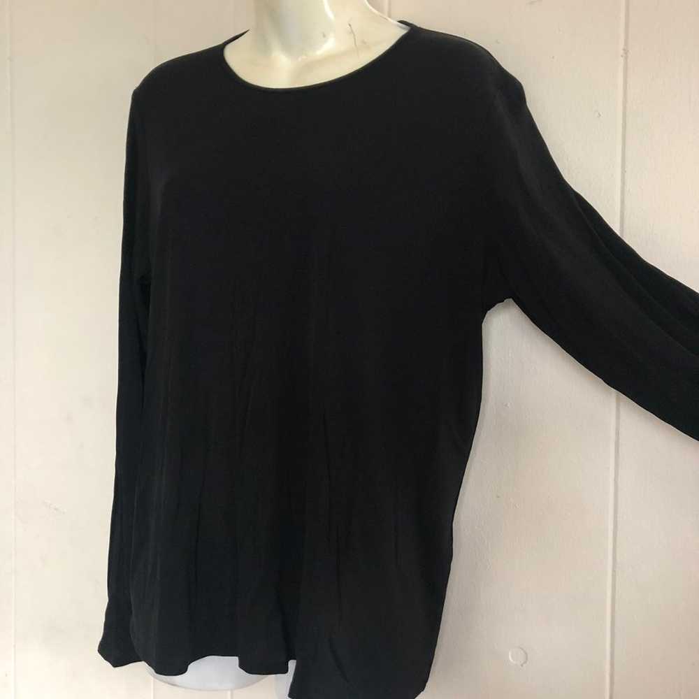 Eileen Fisher Silk Top Sz XL - image 3