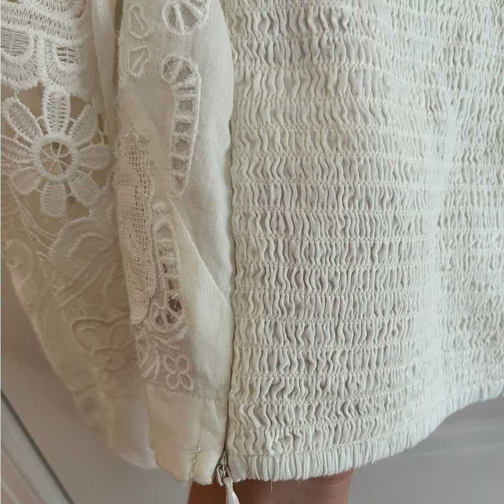 FARM Rio Off White Lace Blouse - Size Small - image 8