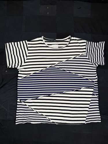 Greg Lauren Mixed Stripe Tee