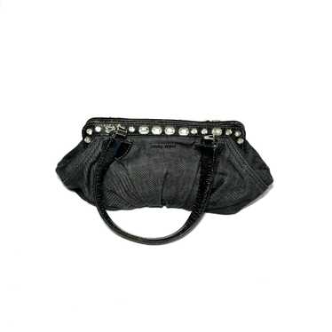 Miu Miu Cracked Leather Bag - Gem