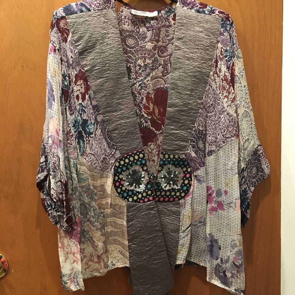 Sequin/bead kimono - image 1