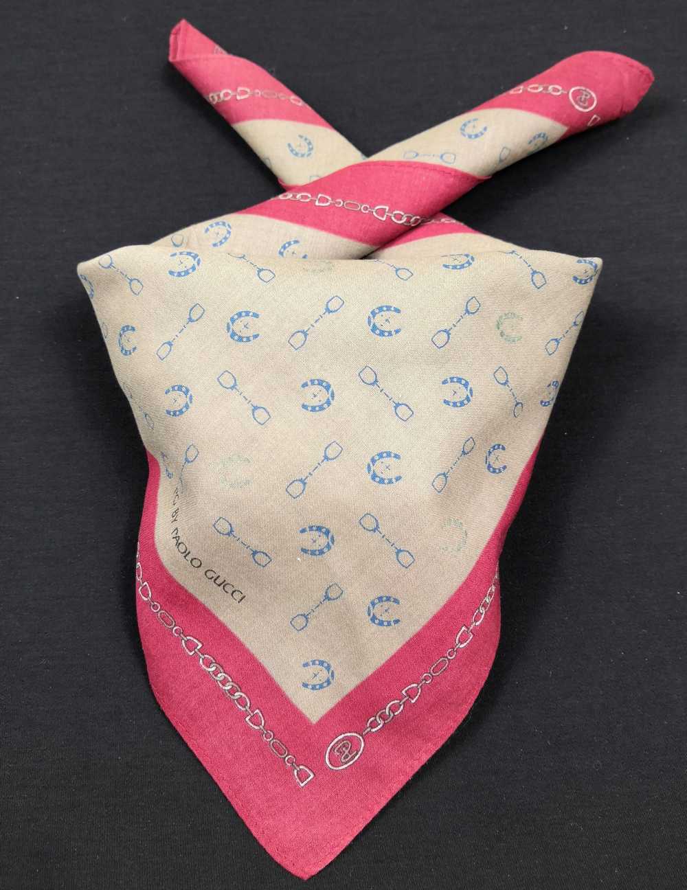 Paolo Gucci × Vintage Paolo Gucci Handkerchief / … - image 1