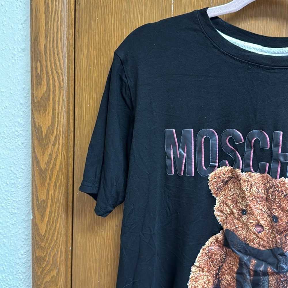 Moschino Couture Black Teddy Bear Tee - image 2