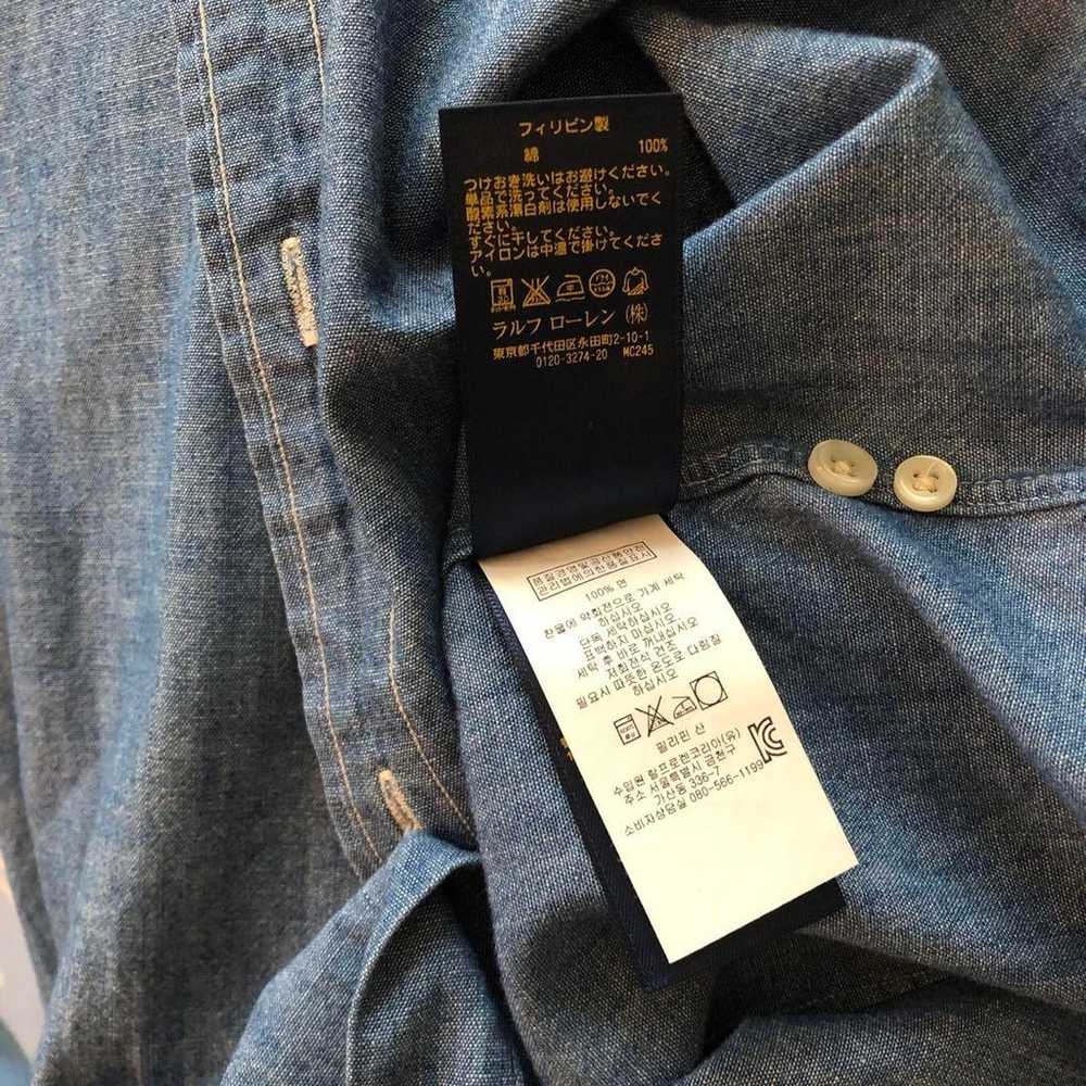 Polo Ralph Lauren Denim Shirt Size S Long Sleeve - image 6