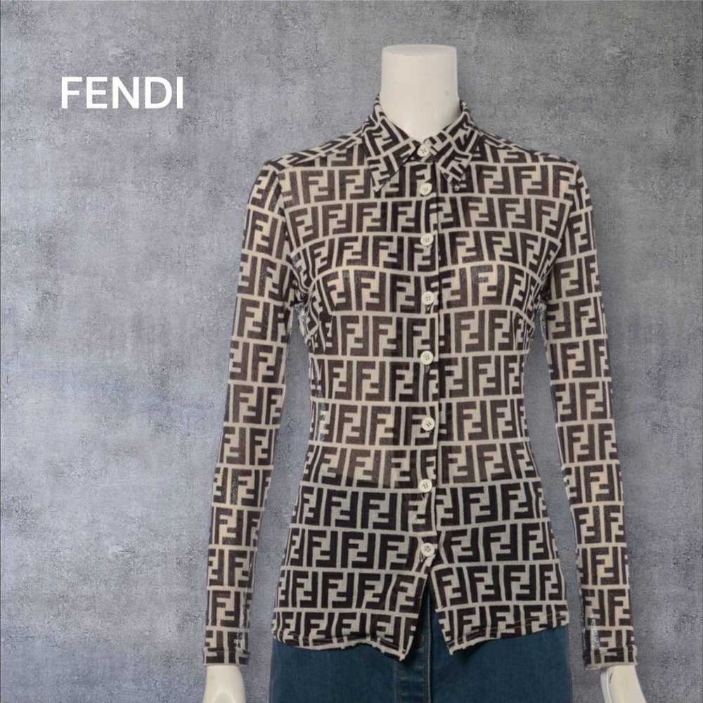 FENDI Zucca Shirt 40 Stylish Design Cool - image 1