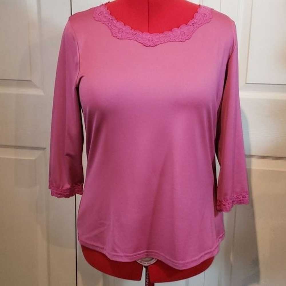 Pink Lacy Top - image 1