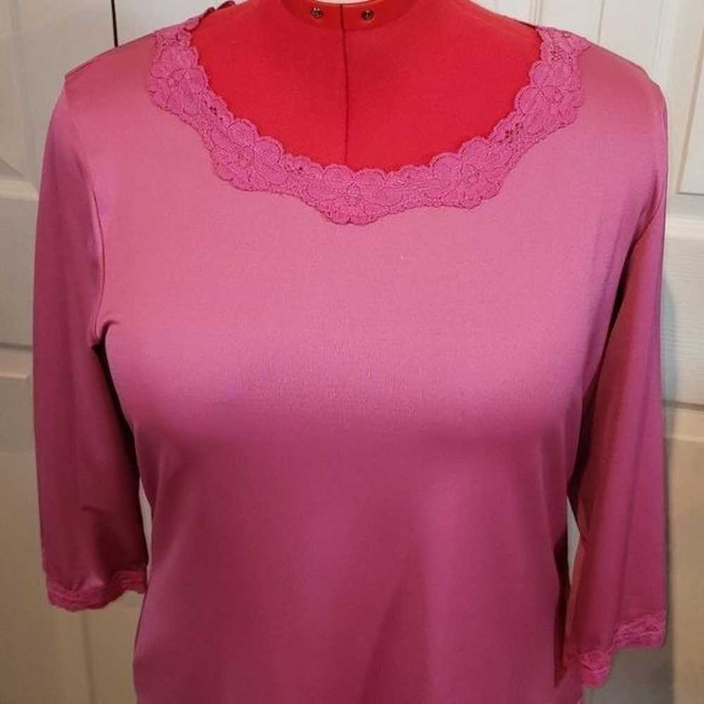 Pink Lacy Top - image 2