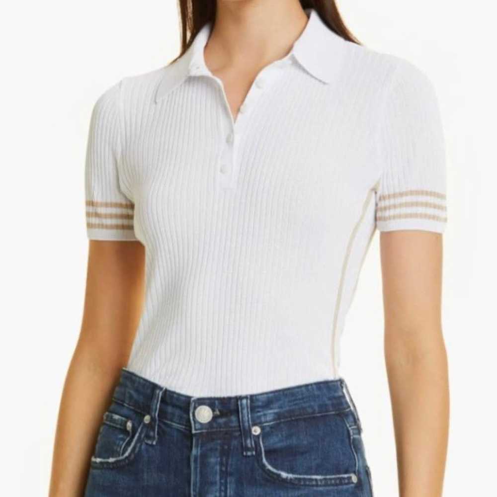 rag & bone Peyton Rib Polo Top - image 1