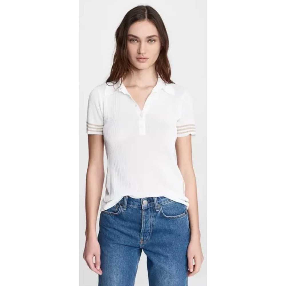 rag & bone Peyton Rib Polo Top - image 2