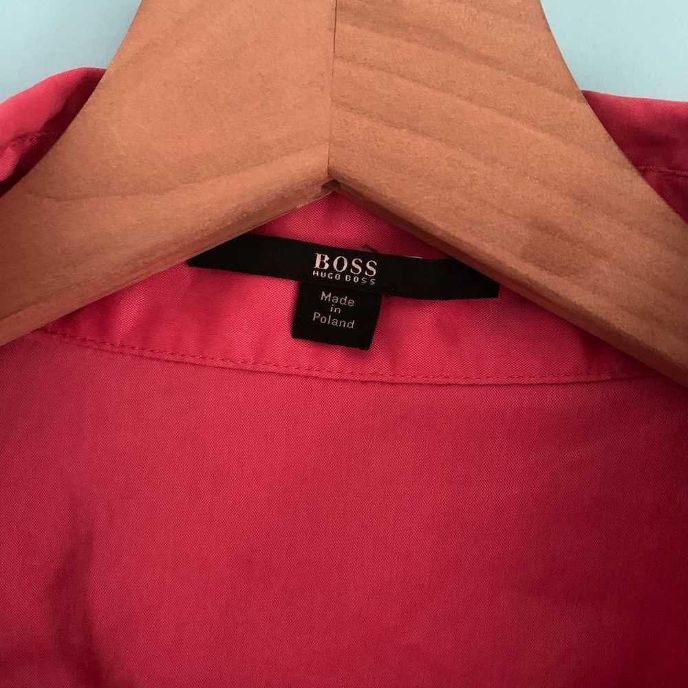 Hugo Boss Bashina Poplin Pink Side Zippers Long S… - image 2