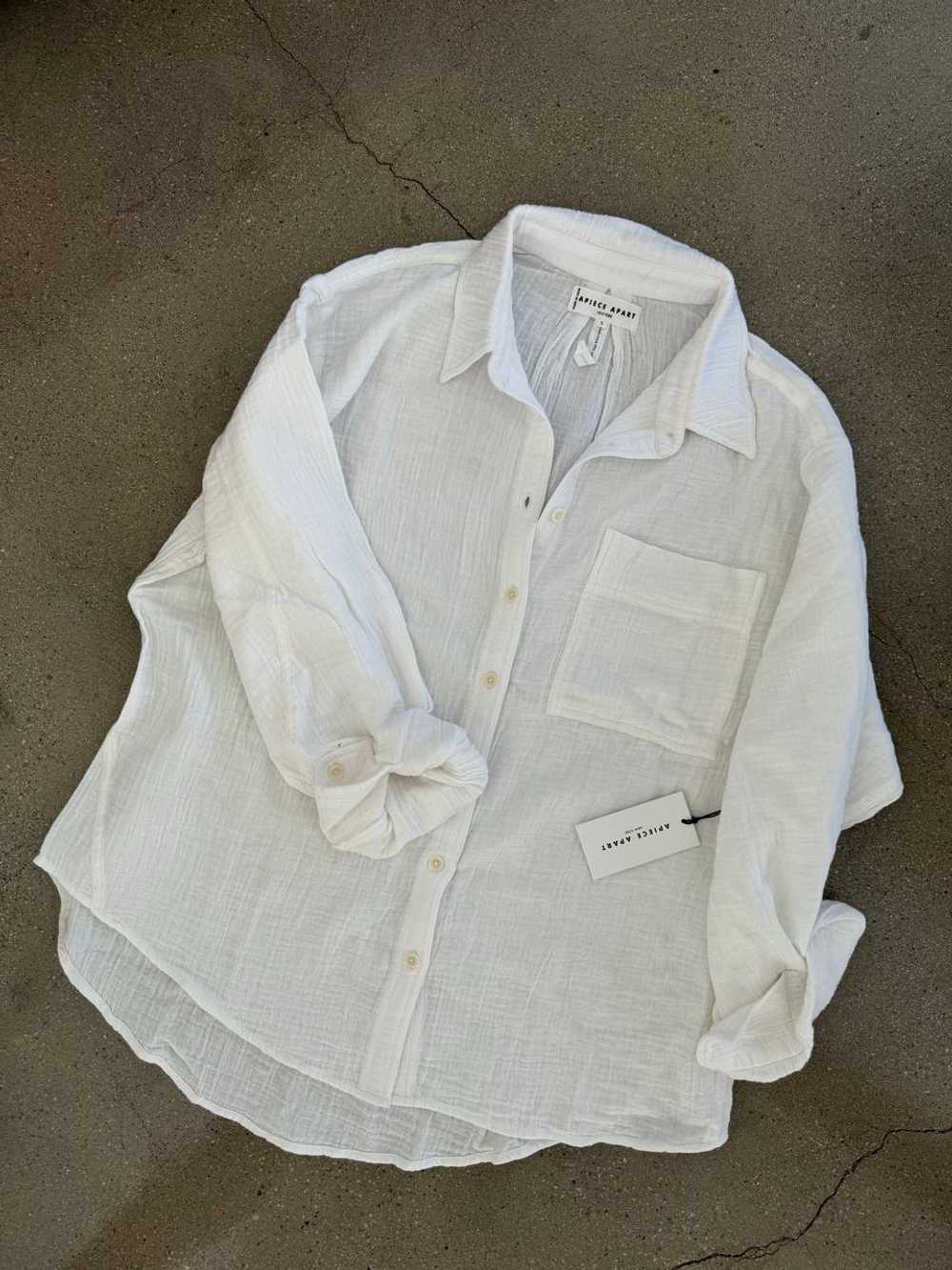 Apiece Apart One Pocket Classic Button Down (S) |… - image 3