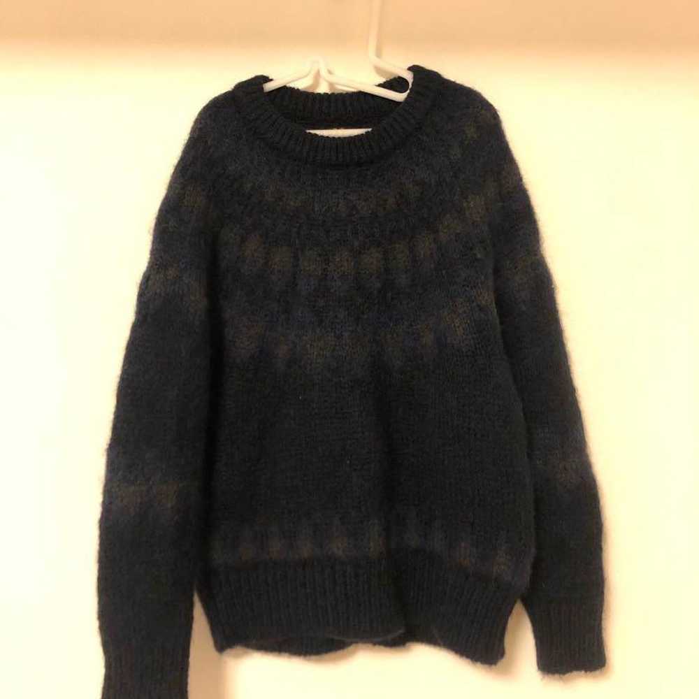 BATONER Mohair Nordic Crew Neck Knit - image 2