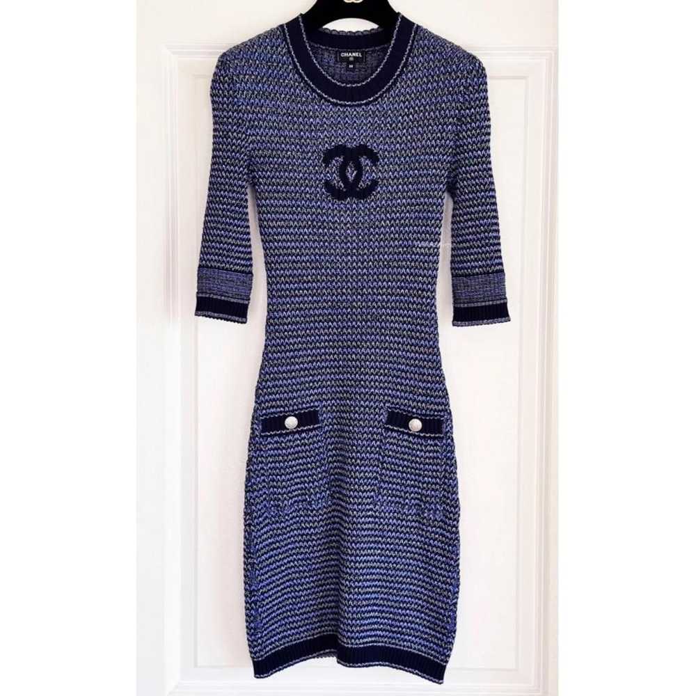 Chanel Wool mini dress - image 4