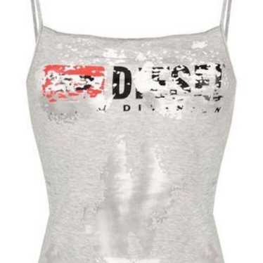 DIESEL T-Hooper Devo Tank Top Gray