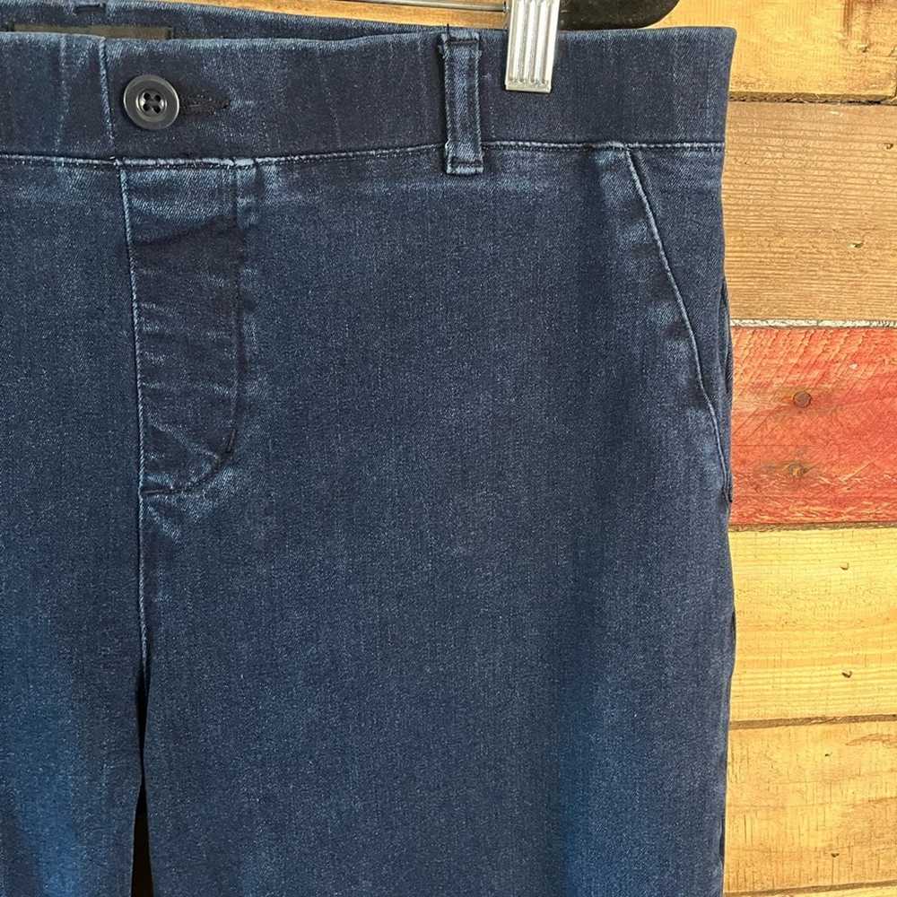 Betabrand‎ Darkwash Yoga Pull On Jeans Size XL - image 3