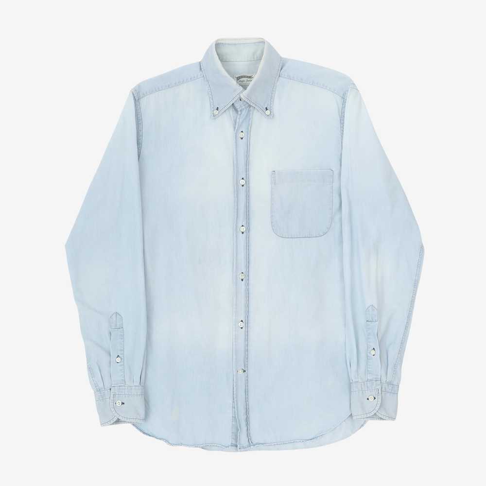 Anglo Italian Sport Light Denim BD Shirt - image 1