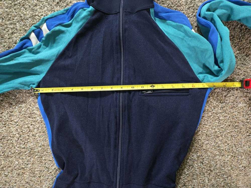 Odlo Vintage Odlo Ski Suit Navy Teal Blue White M… - image 7