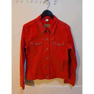 Levi's Levi's Women's Red Western Trucker Alt Den… - image 1