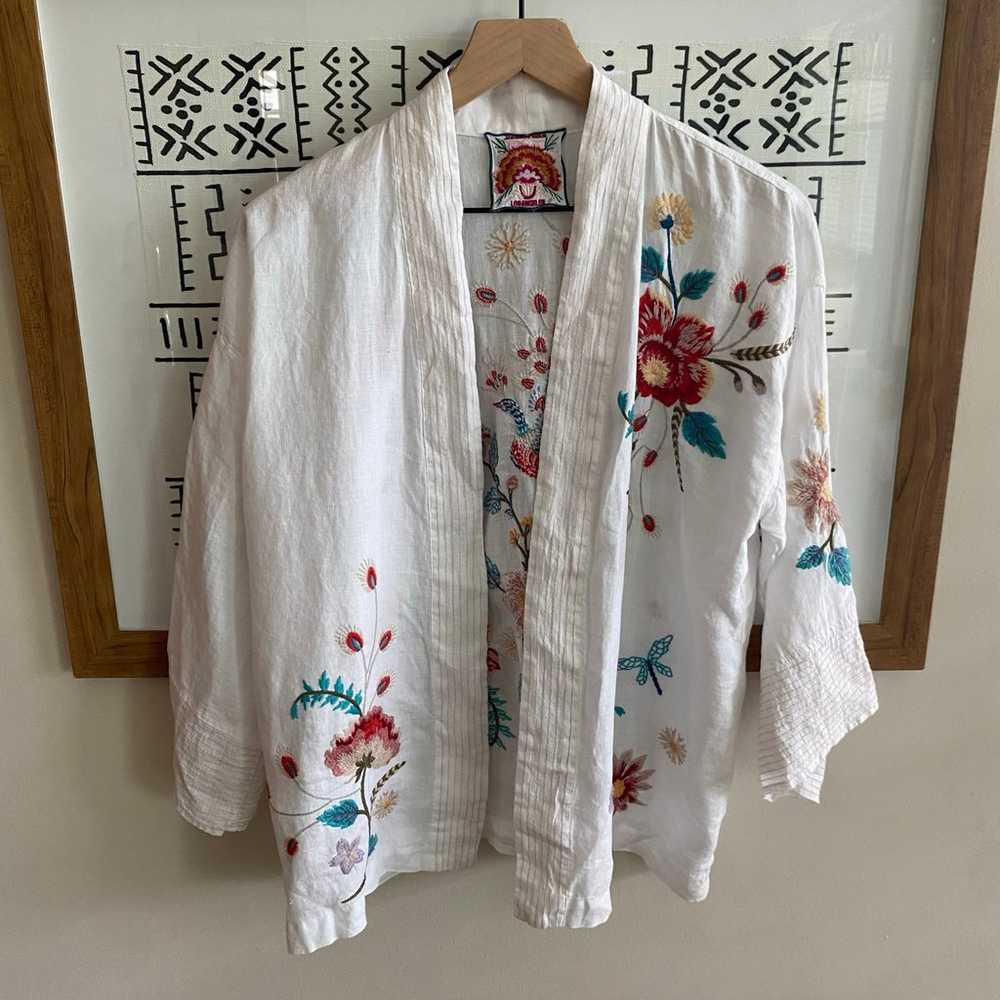 Johnny Was Embroidered Kimono - image 1