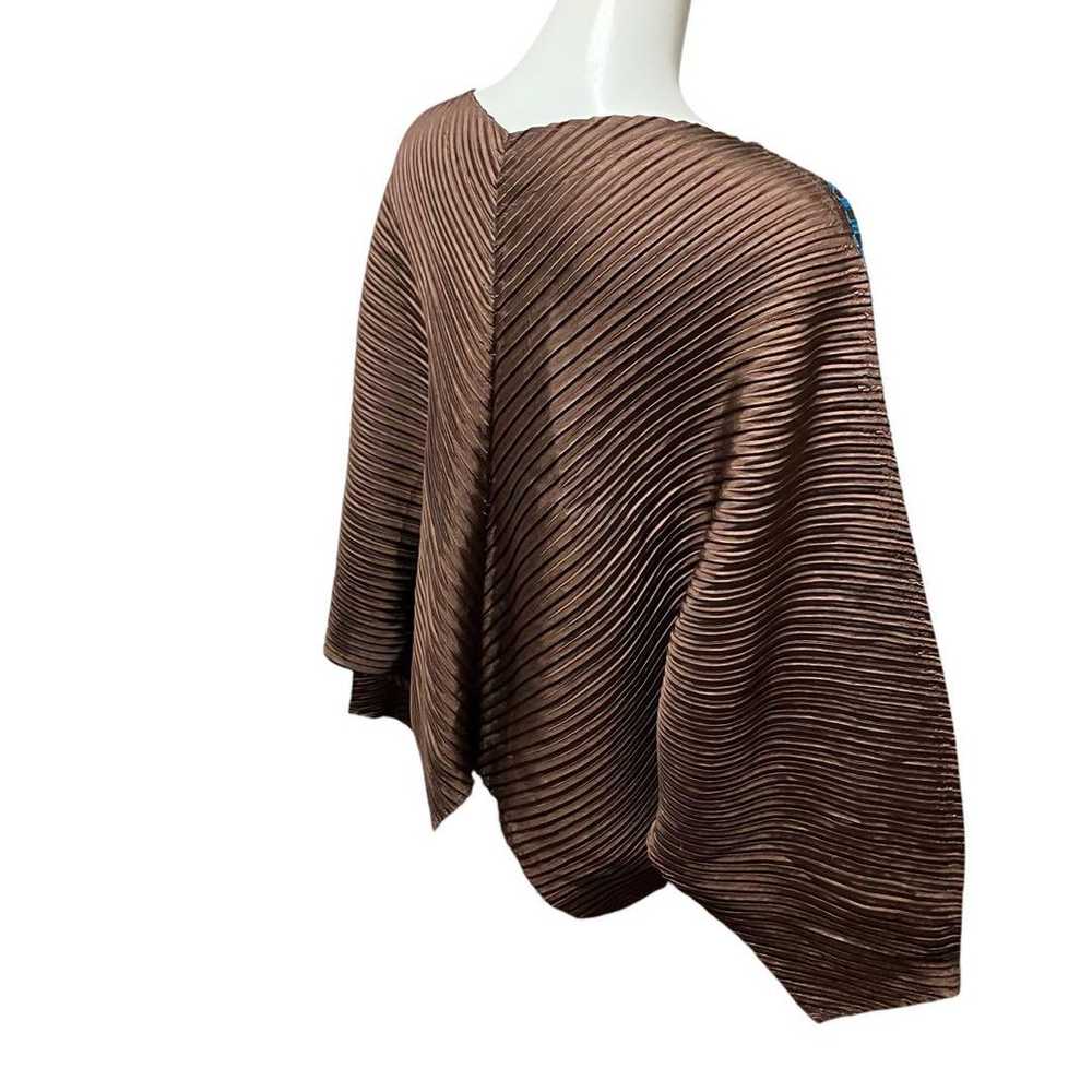 Rare Issey Miyake Long Sleeve Asymmetrical Top Cu… - image 5