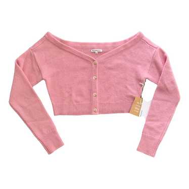 Reformation Idina Cashmere Cropped deals Cardigan Sweater Pink Barbiecore