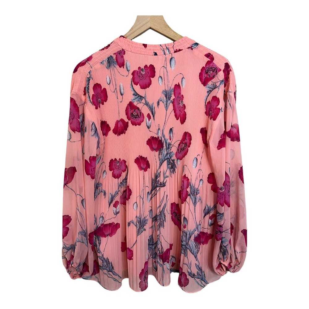 $398 DIANE VON FURSTENBERG Nate Blouse In Poppy S… - image 5