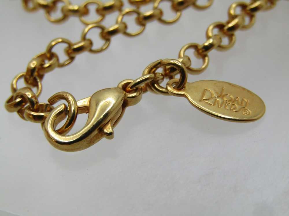 Vintage Joan Rivers Magnifying Glass Necklace, He… - image 9