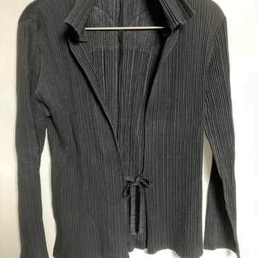 NWOT PLEATS PLEASE ISSEY MIYAKE Zip Collared Jacket, Size XL