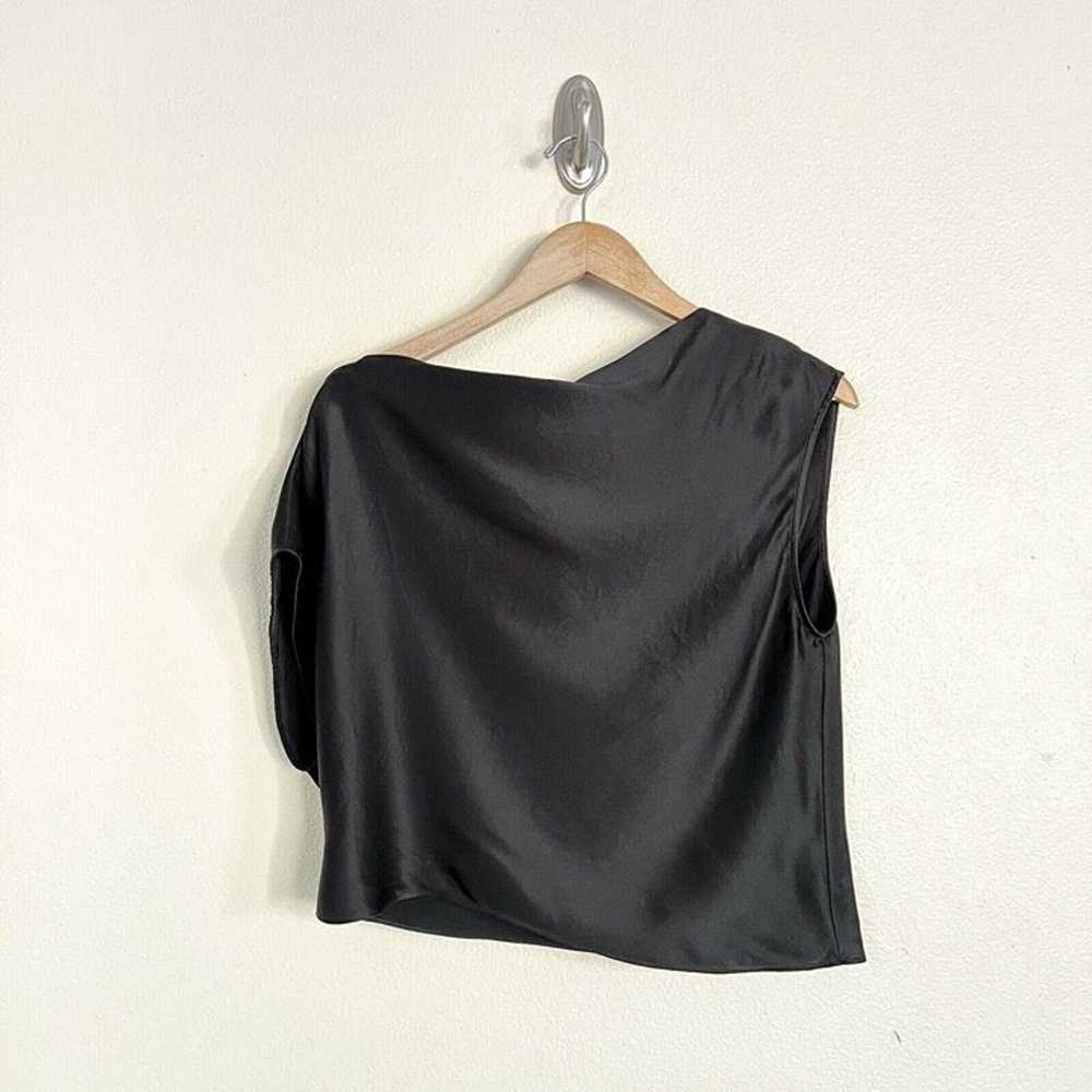 MICHELLE MASON 100% Silk Asymmetrical Drape Pleat… - image 10